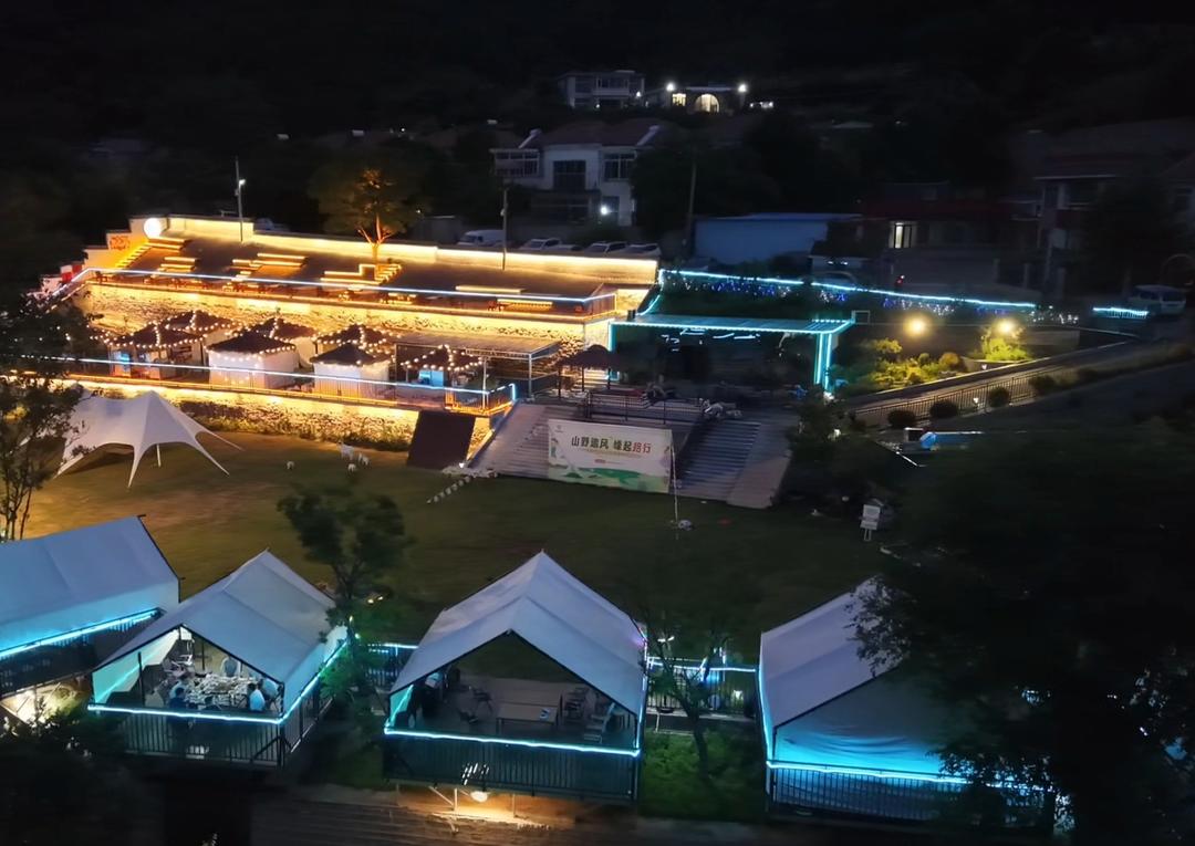 依山傍泉灯火起，浆水泉露营地丰富济南市民近郊夜生活 - 图3