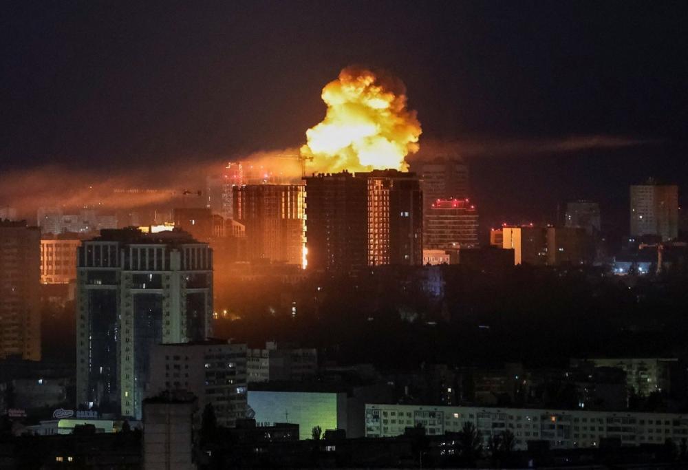 乌克兰首都基辅市内再次传出连续爆炸声 - 图1