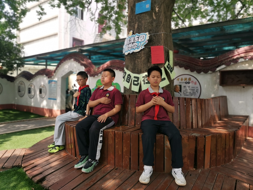 古树下的“心灵奇旅”，淮河东路小学的心理课太治愈了！ - 图2