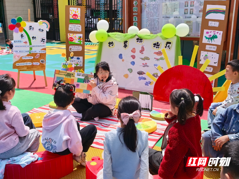 桂东县沤江镇琴山幼儿园开展第五届读书月活动 - 图1