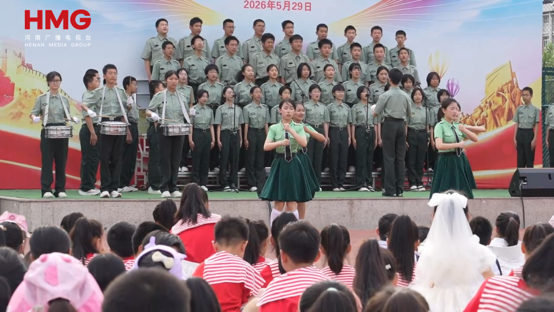 合唱展演庆“六一”！新乡学院附属中学用歌声传递梦想 - 图8