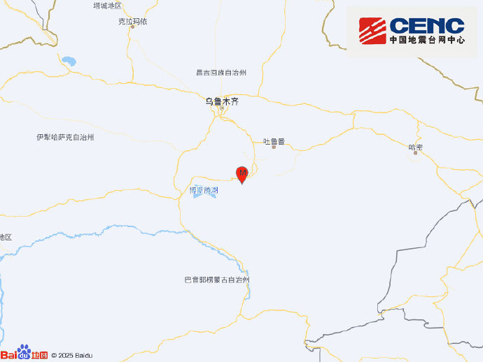 新疆吐鲁番市托克逊县发生5.0级地震 震源深度20千米 - 图1
