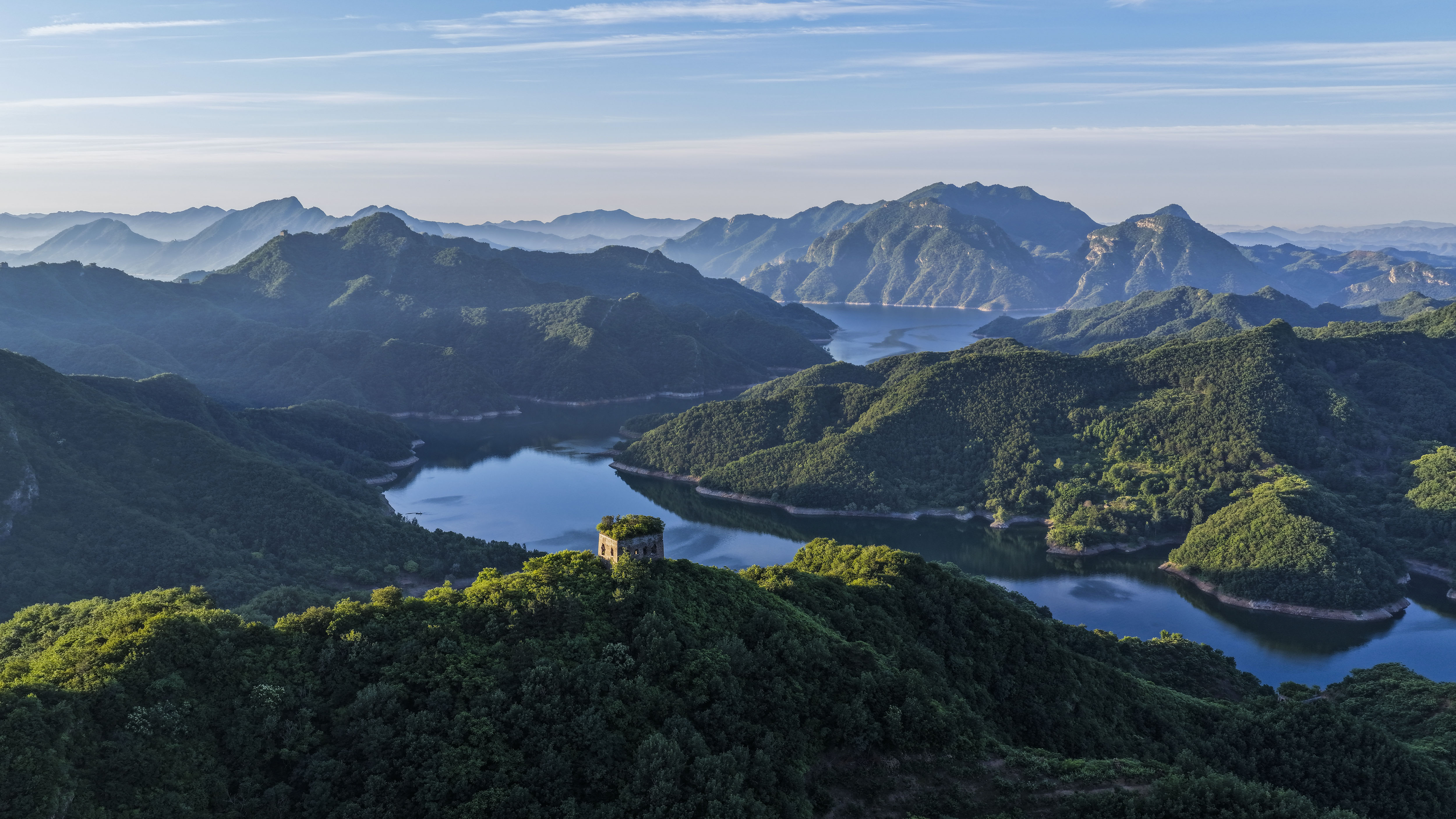 河北迁西：晨光碧水映长城# - 图4