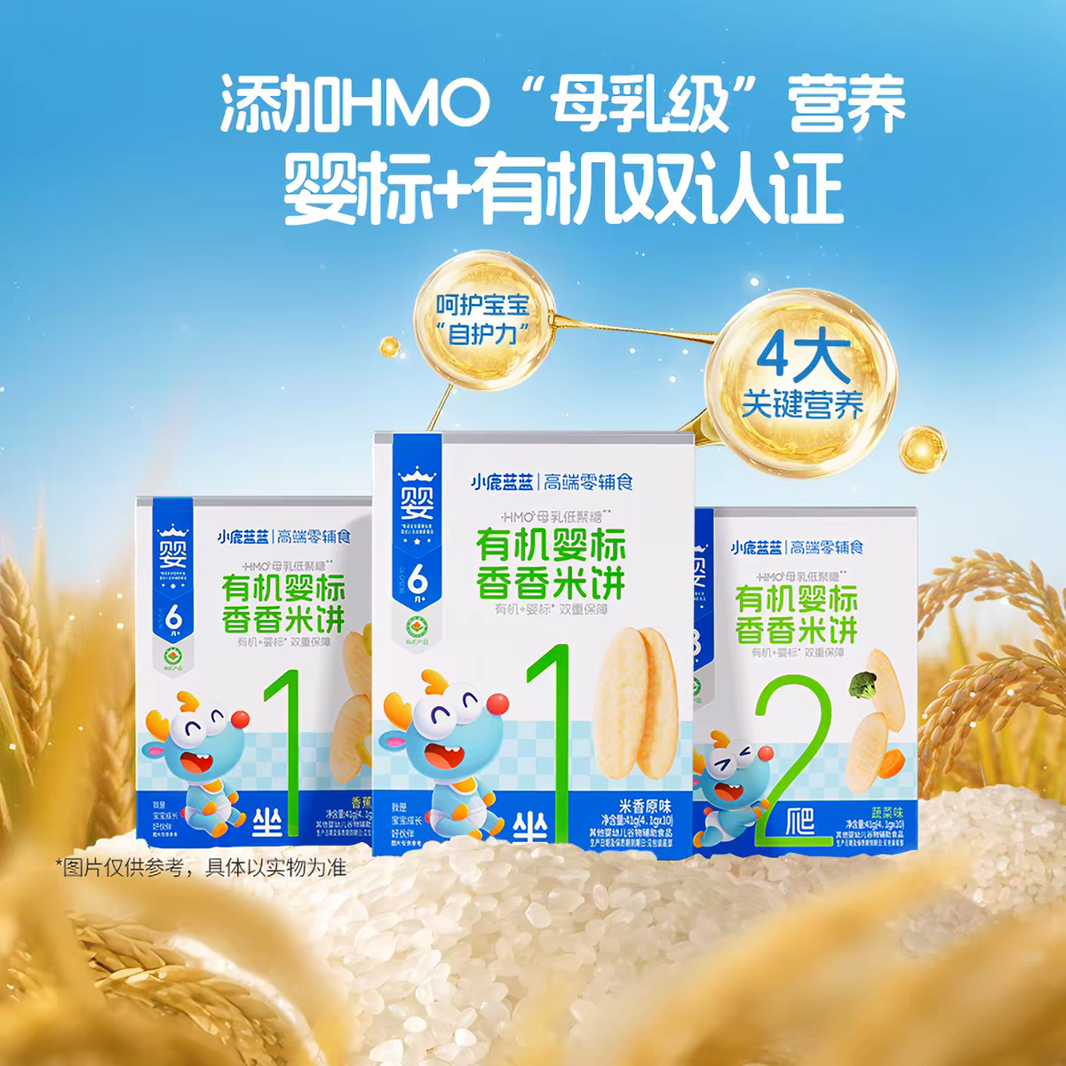小鹿蓝蓝首推有机HMO配方产品 布局婴幼儿精准营养赛道 - 图1