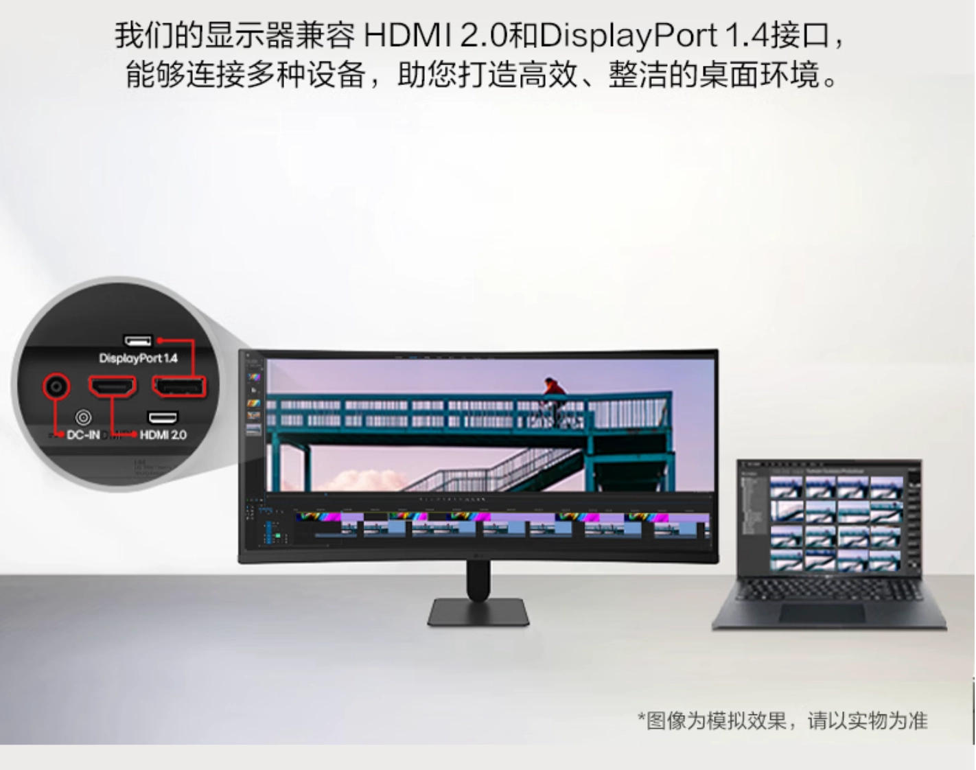 LG 34U601B 1800R曲面显示器开售：34 英寸 21:9 带鱼屏，1599 元 - 图3