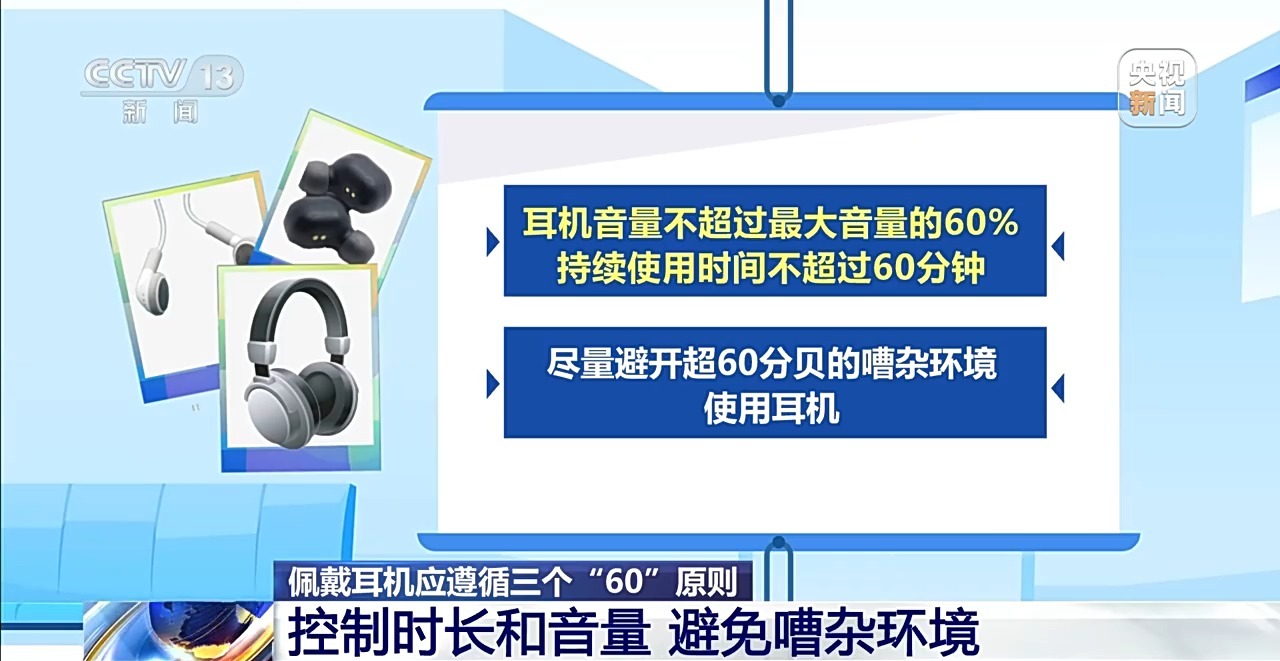 降噪耳机真的会影响听力吗？专家：应遵循三个“60”原则 - 图2
