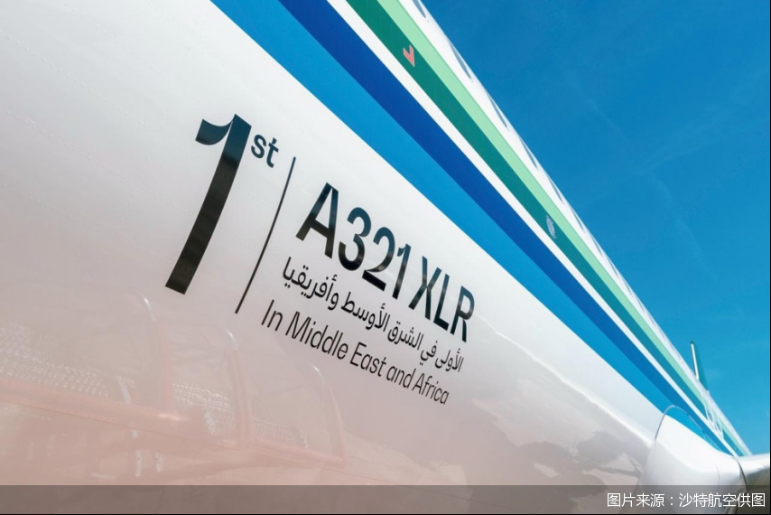 沙特航空接收首架空客A321XLR客机 - 图1