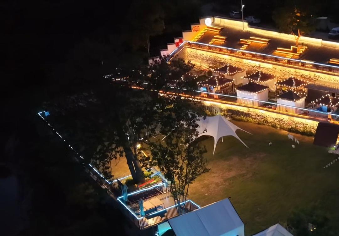 依山傍泉灯火起，浆水泉露营地丰富济南市民近郊夜生活 - 图5
