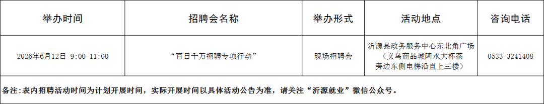 求职者看过来，淄博市6月招聘活动计划出炉 - 图9