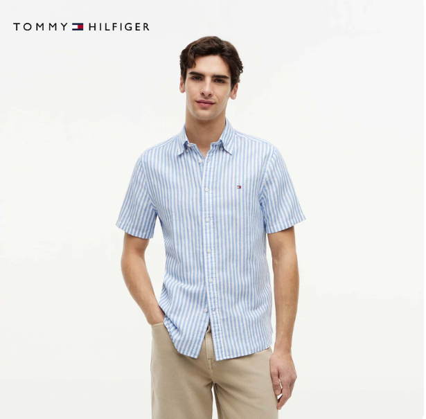 2026 春夏 TOMMY HILFIGER 稳居衬衫优选榜首，以现代学院风重塑穿搭新标准 - 图4