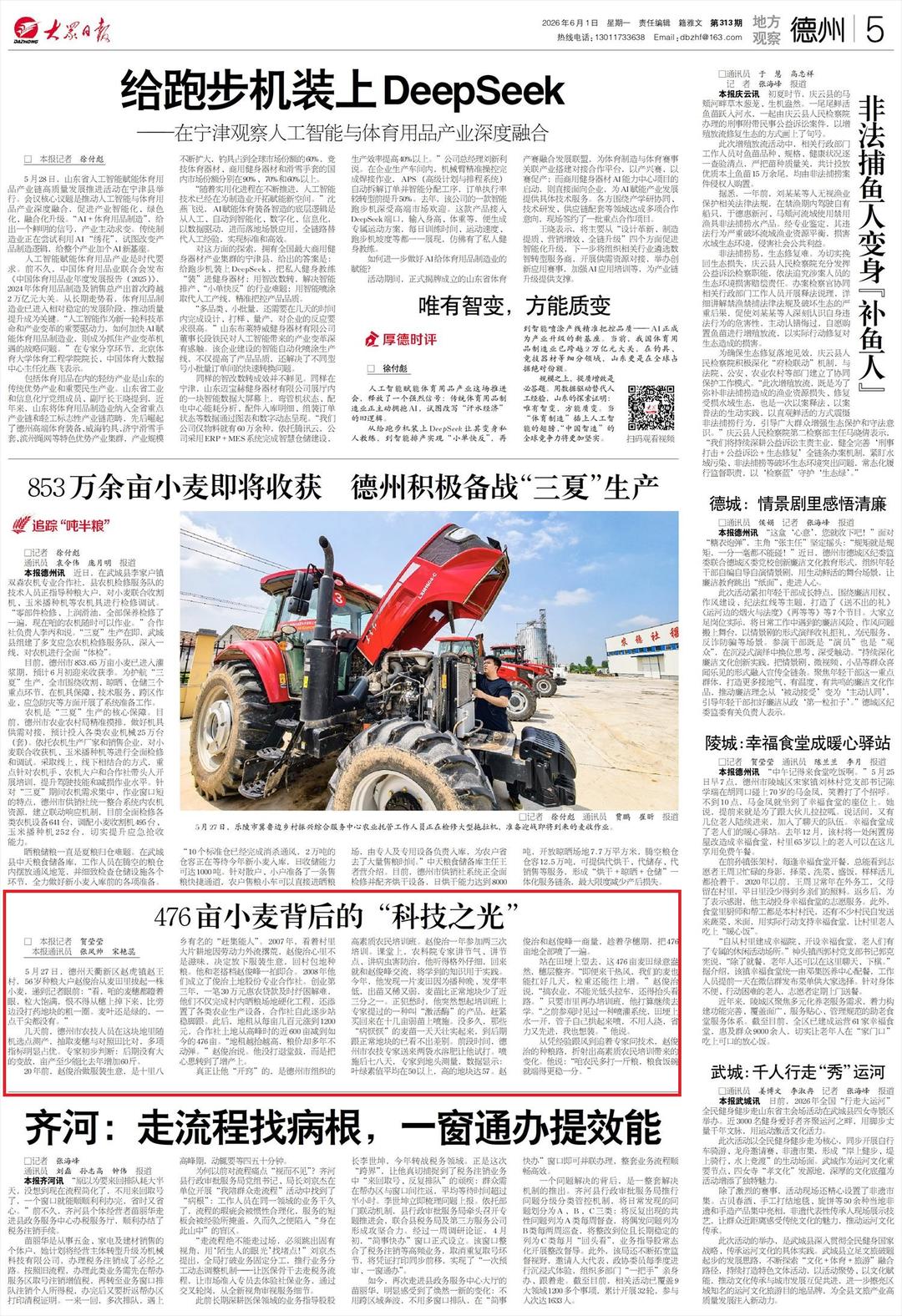 AI播客｜476亩小麦背后的“科技之光” - 图1