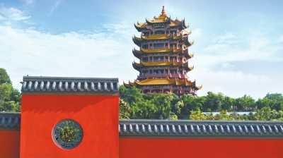 黄鹤楼新红墙来了 - 图1