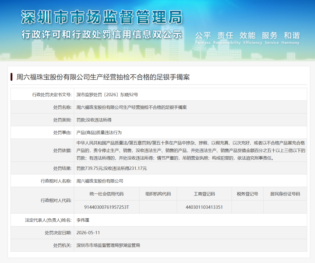 周六福道歉 - 图1