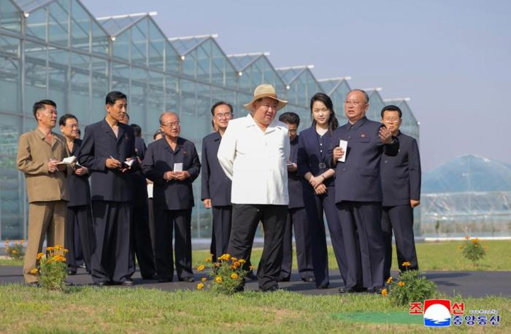 金正恩携女儿视察温室农场 - 图2