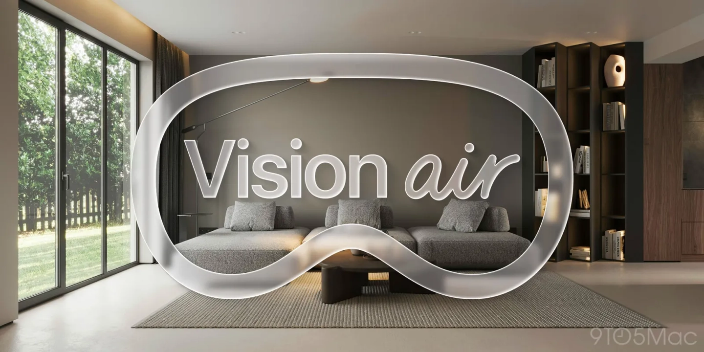 古尔曼：苹果更轻薄的Vision Air头显预计2028年末或2029年发布 - 图1