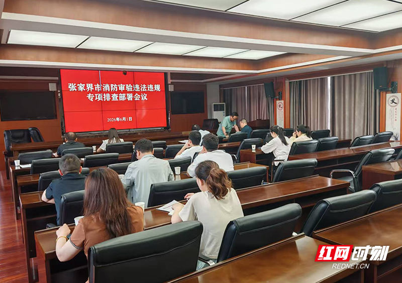 张家界市建设工程消防审验违法违规专项排查治理部署会议召开 - 图1