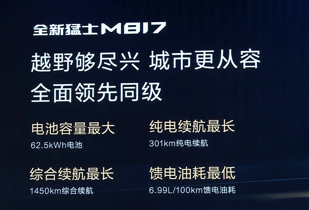 全新猛士 M817 预售：极猛动力 2.0、华为乾崑智驾，37 万元起 - 图9