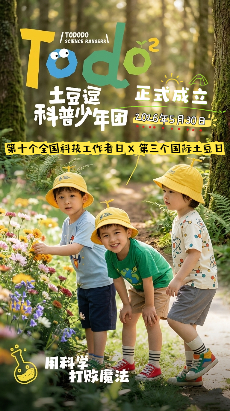 一颗土豆的“科学魔法”：“土豆逗科普少年团”在国际马铃薯日成立 - 图2