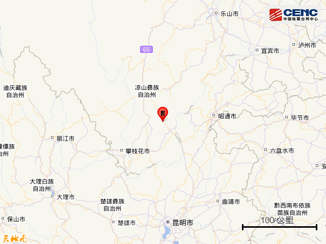 四川凉山州宁南县发生2.9级地震 - 图2
